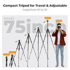 K&F Concept Camera Tripod, Cellphone Clip - Image 4