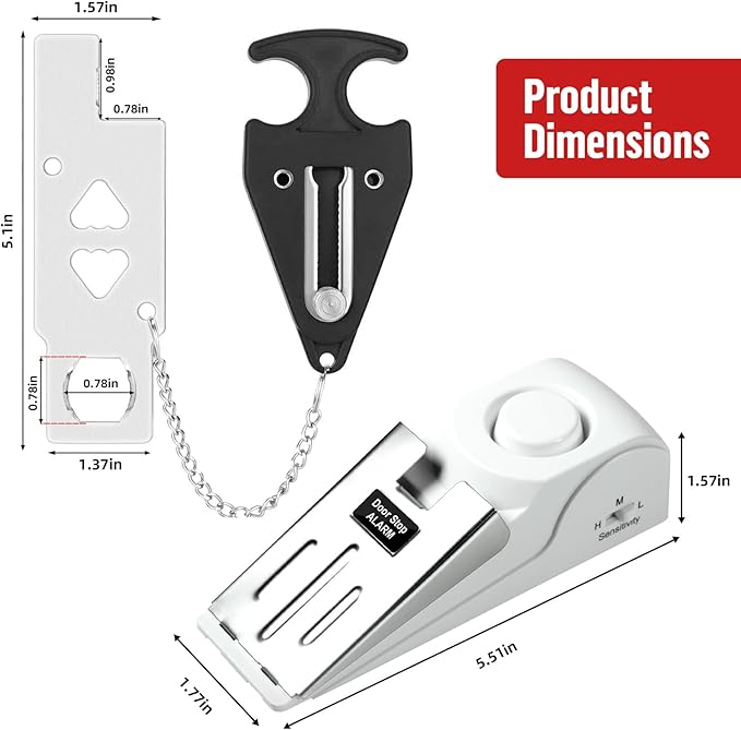 Portable Door Lock Alarm - Image 6