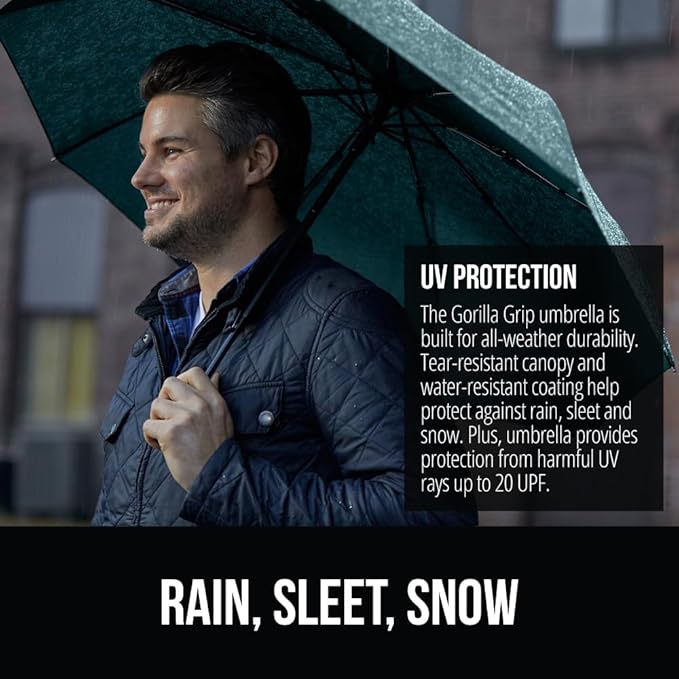GORILLA GRIP Compact Stick Umbrella - Image 3