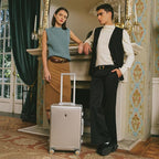 LEVEL8 Gibraltar Carry on Luggage, 20 Inch Aluminum Zipperless Luggages Airline - Image 2