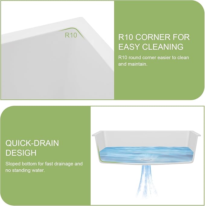33 Granite Composite Kitchen Sink - Image 8