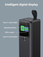 140W Power Bank, 27600mAh 3-Port PD3.1 Portable Charger Power Bank/ Portable - Image 8