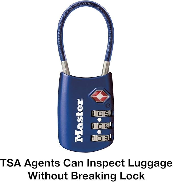 Master Lock TSA Set Your Own Combination Luggage Lock, TSA Approved Lock - Image 3