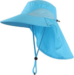 Home Prefer Outdoor UPF50+ Sun Hat Wide Brim Mesh Fishing Hat by HomePreferHatsCaps