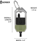 Gerber Gear Driver Keychain 5-in-1 Multitool, Clips to Pocket or Keychain - Image 3