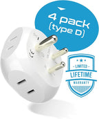 Ceptics India, Pakistan Travel Adapter - Image 3