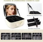 Travel Makeup Bag for Makeup Artists Large Makeup Case, - Image 3