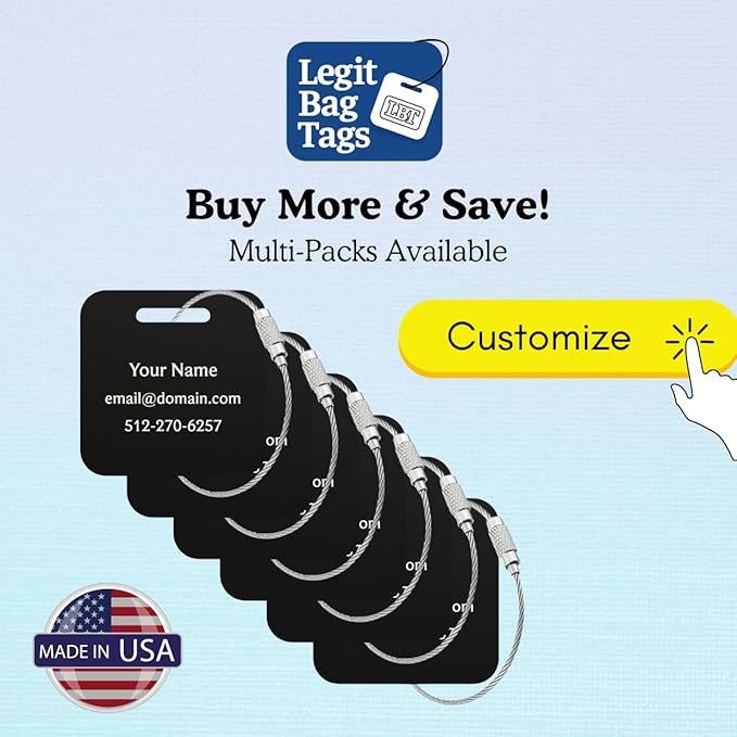 Custom Luggage Tags - Image 6