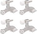 HOMOTEK 4 Pack Hinge Pin Satin Nickel Door Stopper, Adjustable Deluxe Heavy by HOMOTEK