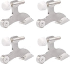 HOMOTEK 4 Pack Hinge Pin Satin Nickel Door Stopper, Adjustable Deluxe Heavy by HOMOTEK