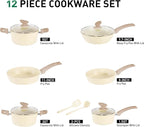 MAISON ARTS Pots and Pans Set Non Stick, Kitchen Cookware Sets Nonstick - Image 2