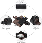 Modoker Convertible Leather Garment Bag, Carry on Garment Bags - Image 4