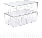 Yesesion Clear Plastic Storage Bins - Image 9
