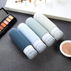 Travel Bottles for Toiletries (3 Ounces / Grey)