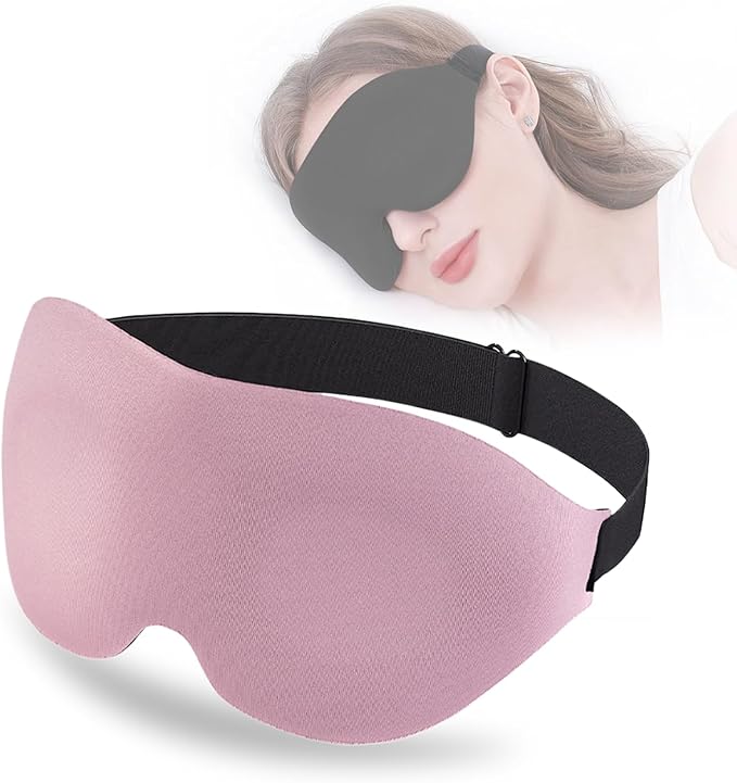 Sleep Eye Mask, 3D Eyes Mask for Sleeping, Contoured Cup Night Blindfold Eye by SooGree