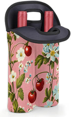 Neoprene Wine Tote, Bottle Carrier Gag Insulating Neoprene Thicker, Insulated - Image 4