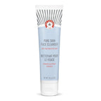 First Aid Beauty Pure Skin Face Cleanser, Sensitive Skin Cream Cleanser with Antioxidant Booster, 5 oz.