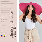 San Diego Hat Company Women's Ultrabraid X-Large Brim Hat, Adjustable Sun Hat - Image 2