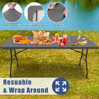 2 Pack Rectangle Spandex Fitted Table Cloth (Grey / 48" x 24" (Rectangular))