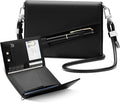 Real Leather Wallet RFID Blocking Passport Holder by Plinvo