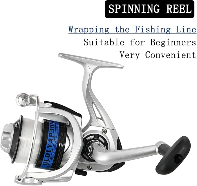 Fishing Pole Combo Set 6.9ft 2PCS Telescopic Fishing Rod and Reel Combo - Image 4
