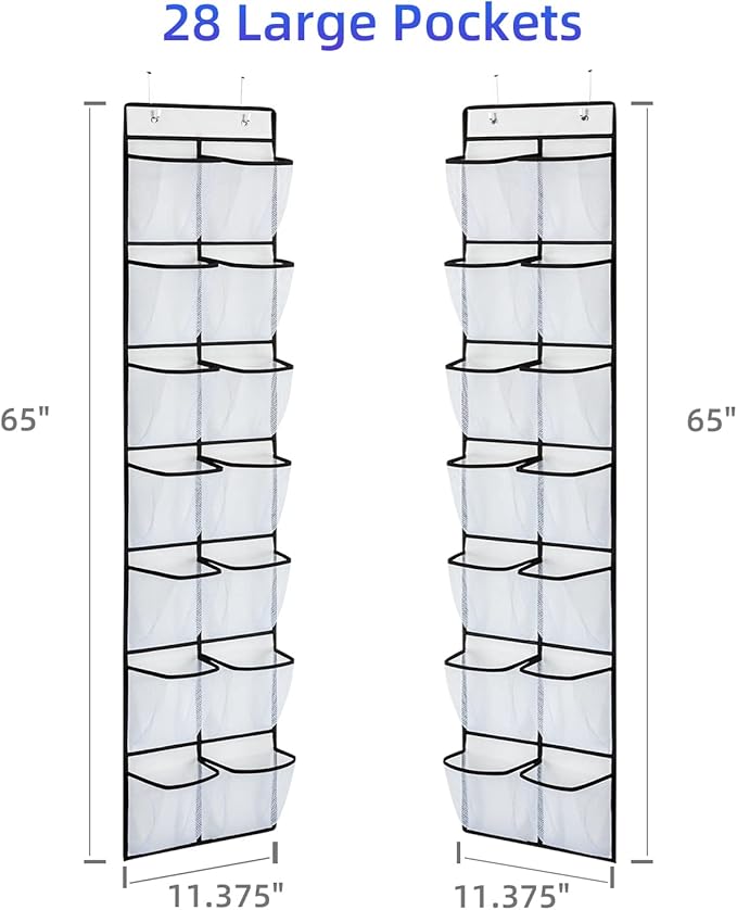KEEPJOY Over the Door Shoe Organizer, Hanging Shoe Organizer - Image 2