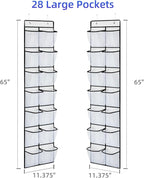 KEEPJOY Over the Door Shoe Organizer, Hanging Shoe Organizer - Image 2