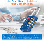 Forge Dual-Opening: Key or Combination Access Lock, TSA Approved Locks - Image 5