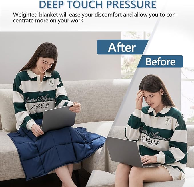 L'AGRATY Weighted Lap Pad 5lb: Small Weighted Blanket - Image 4