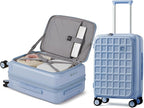 aji Expandable Top Opening Carry On Luggage Airline Approved, 20 Inch by AJIVALUESTYLISHQUALITY