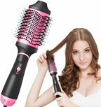 Roewol Nil Hair Dryer Brush, 4-in-1 Styling Tool, Compact, Red, Aluminum