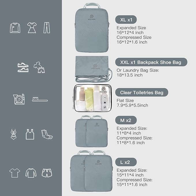 Lightweight Compression Packing Cubes - Image 7