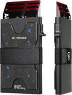 Mens Business Card Holder, Slim Card Wallet by RUNBOX
