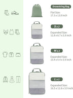 ECOHUB 6 Set Compression Packing Cubes, Lightweight Vacation Travel Essentials - Image 4
