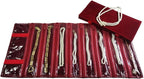 Travel Jewelry Roll Bag Portable Organizer Pouch - Image 5