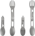 CMB Made Knives Titanium 2 in 1 Folding Fork and Spoon Combo Lightweight - Image 6