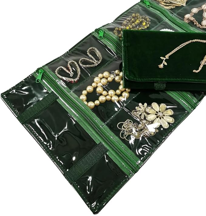 Travel Jewelry Roll Bag Portable Organizer Pouch - Image 6