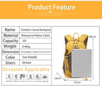 Small Hiking Backpack, 20L Lightweight Travel Backpacks - Image 2