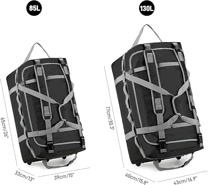Foldable Rolling Duffle Bag - Image 7