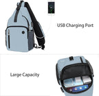 MOSISO Sling Backpack Bag, Crossbody Shoulder Bag Travel Hiking Daypack Chest - Image 2