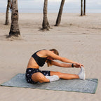Athletic Running Towel (Paisley Probs Green W/ Snaps)