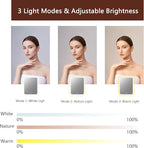Makeup Bag with Led Mirror, Travel Makeup Organizer with 3 Color Setting - Image 5