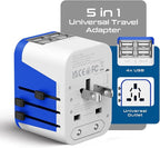 Ceptics Universal Travel Adapter Plug World Power W/ 4 USB Ports - Image 2