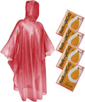 SaphiRose Disposable Rain Ponchos Emergency Clear Poncho by SaphiRose