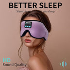 Sleep Mask Bluetooth Headphones Soft Wireless Headband Eye Mask Blackout - Image 4