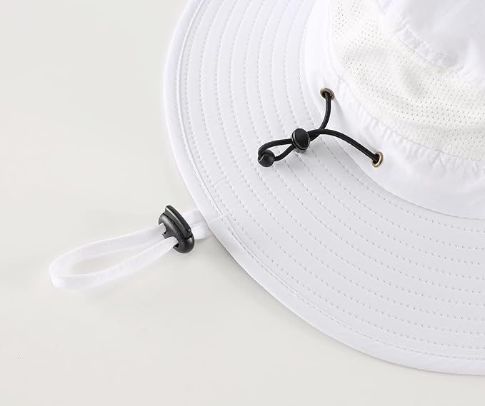 Home Prefer UPF50+ Mens Sun Hat Wide Brim Womens UV Protection Beach Bucket Hat - Image 8
