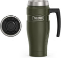 THERMOS Stainless King Vacuum-Insulated Travel Mug, 16 Ounce, Army Green by Thermos