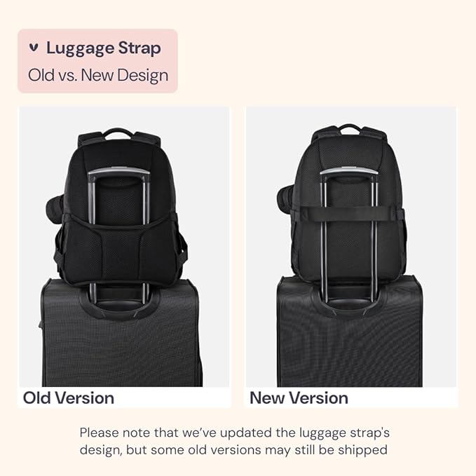 BabbleRoo Diaper Bag Backpack, Travel Backpack - Image 3