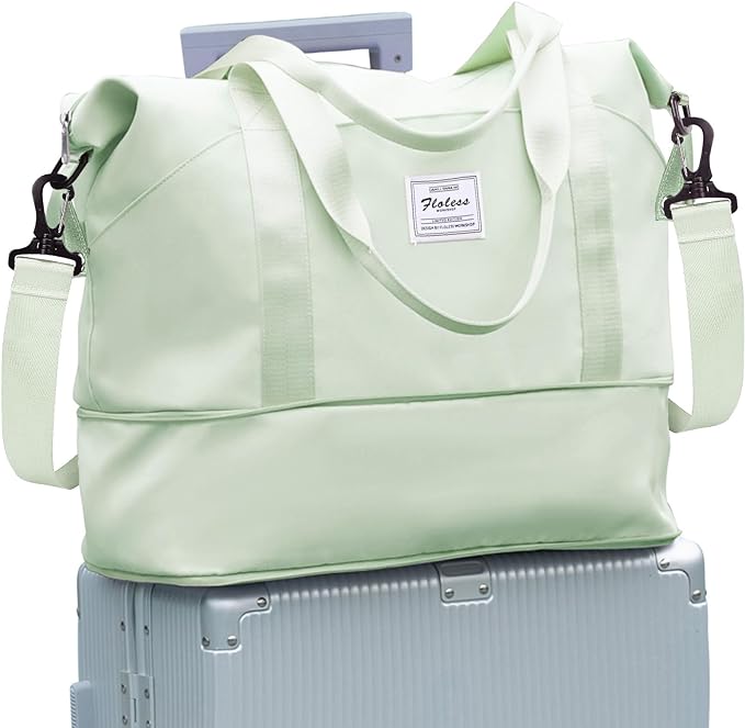 Travel Duffel Bag, Sports Tote Gym Bag, Shoulder Weekender Overnight Bag by WONHOX