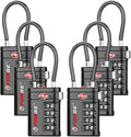 Forge TSA Approved Luggage Locks 4 Digit Combination TSA Travel Locks by Forge